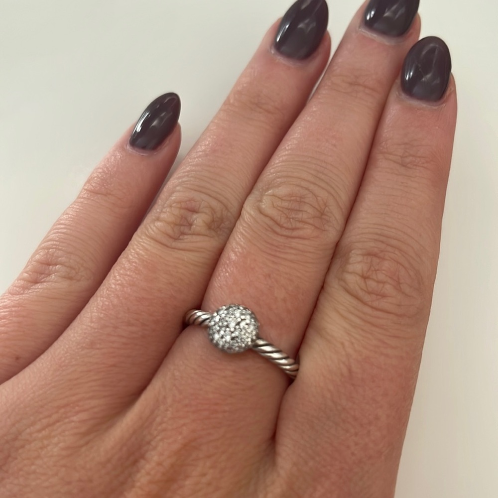 David Yurman Petite Pave ring